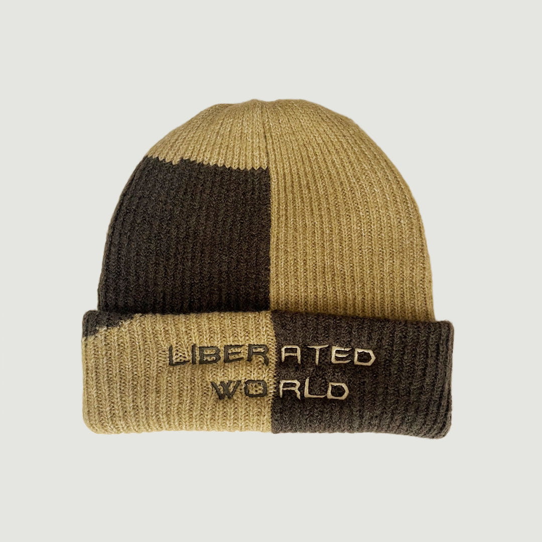 Liberated World Winter Beanie- Olive