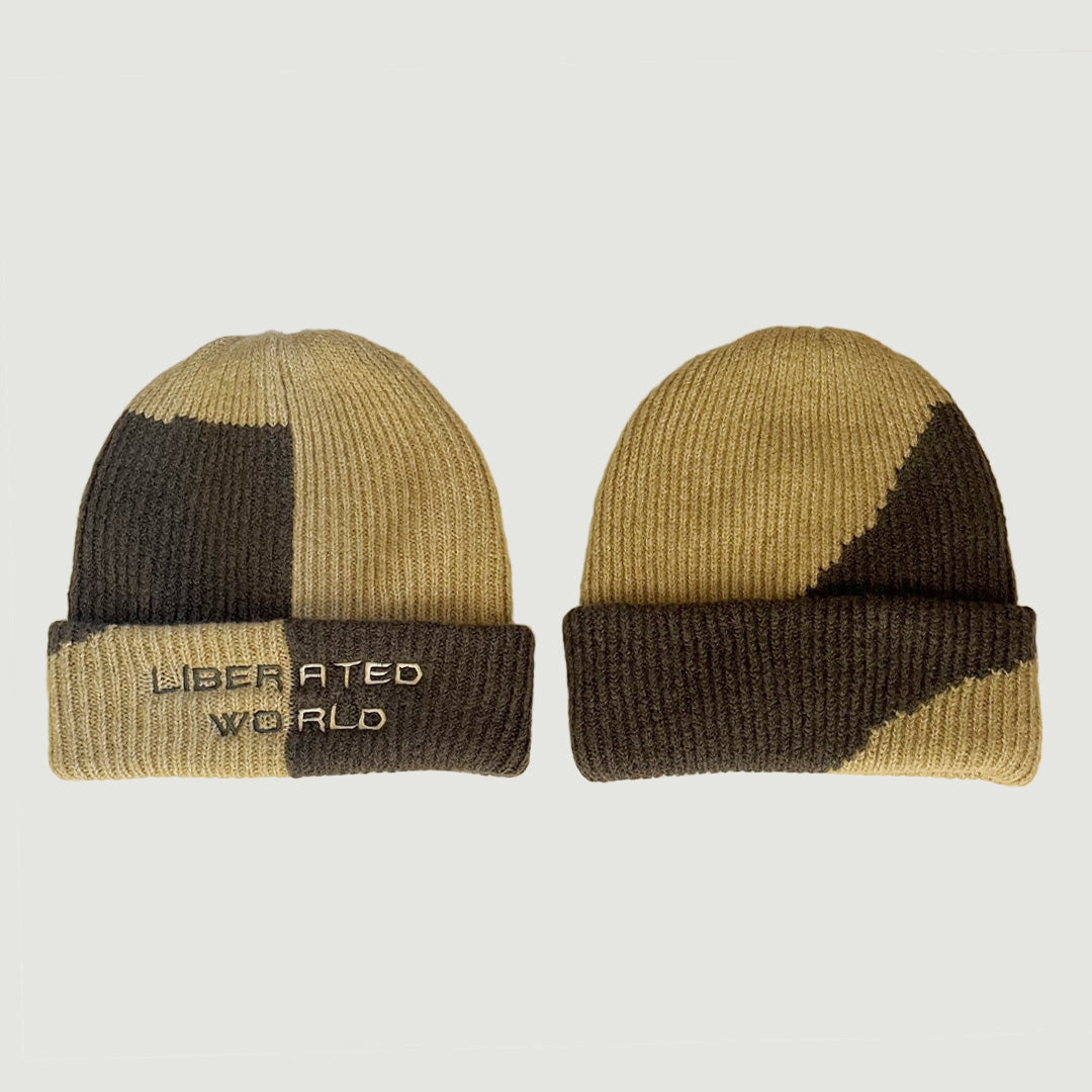Liberated World Winter Beanie- Olive